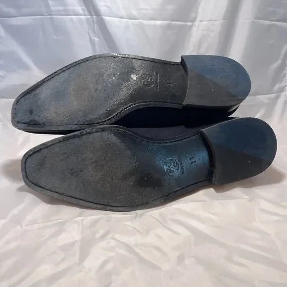 Paul Smith Gerald Chelsea Boots Mens Size 10 Navy Blue Suede Leather Dress - Picture 8 of 12